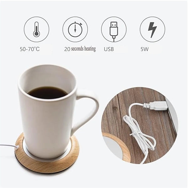 Coffee Cup Warmer USB Charging