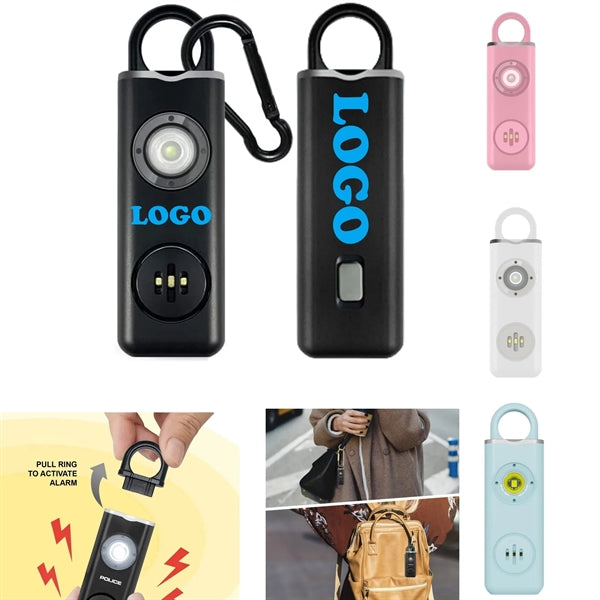 Personal Safety Alarm LED Keychain