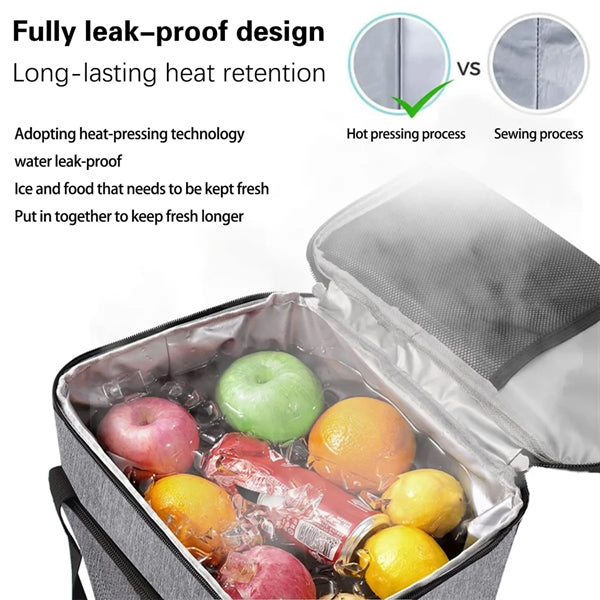 Portable Collapsible Picnic Basket Cooler
