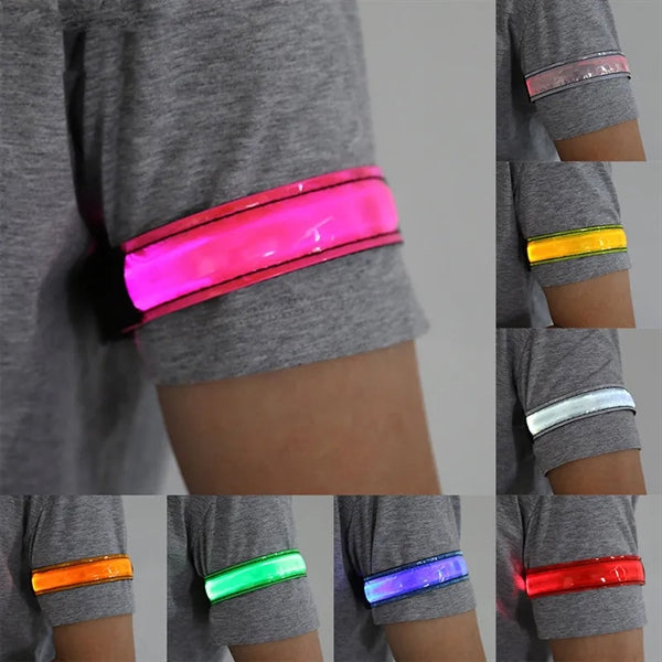 Night Cycling Running Rechargeable Led Light Up Armband