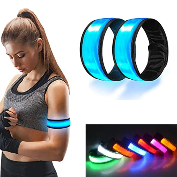 Night Cycling Running Rechargeable Led Light Up Armband