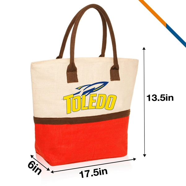 Ye-jun Two-Tone Tote Bags