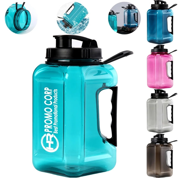 83oz Large Customizable Plastic Gym Bottle
