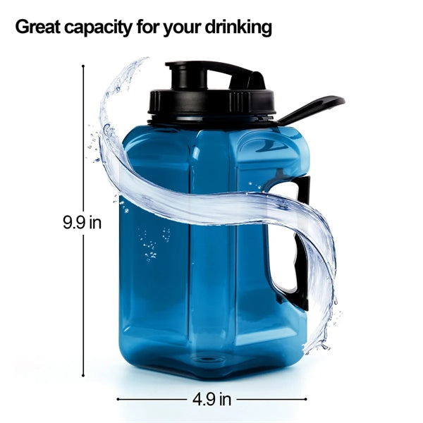 83oz Large Customizable Plastic Gym Bottle