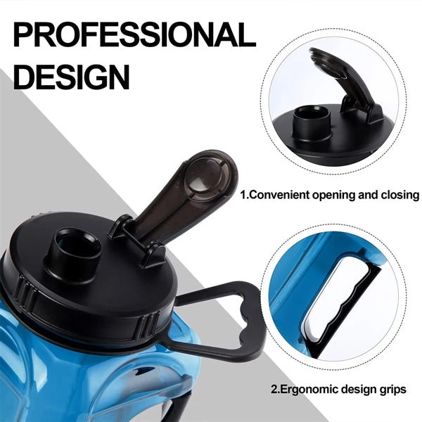 83oz Large Customizable Plastic Gym Bottle