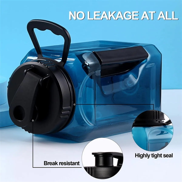83oz Large Customizable Plastic Gym Bottle