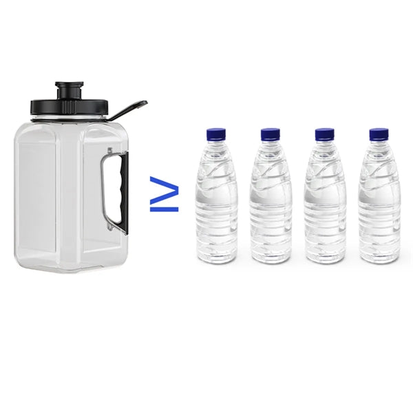 83oz Large Customizable Plastic Gym Bottle