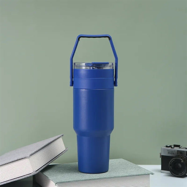 30oz Stainless Steel Cup Large Thermos With Handle