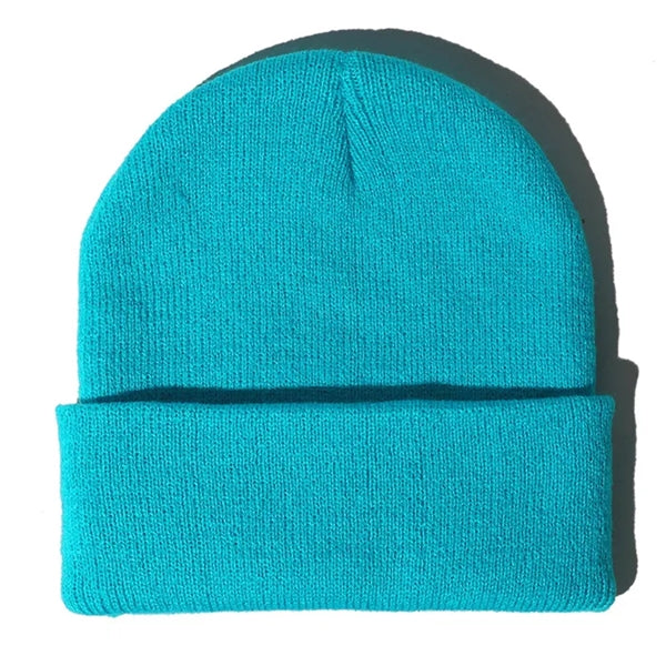 Knit Beanie with Woven Label