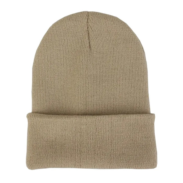 Knit Beanie with Woven Label