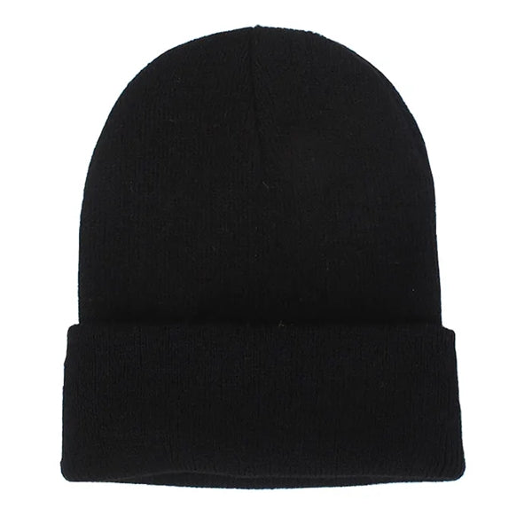 Knit Beanie with Woven Label