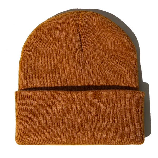 Knit Beanie with Woven Label