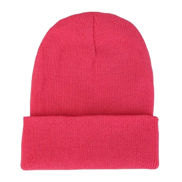 Knit Beanie with Woven Label