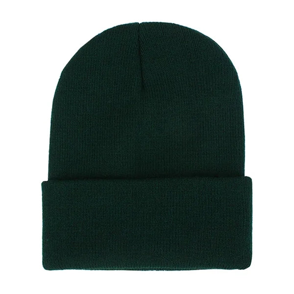Knit Beanie with Woven Label