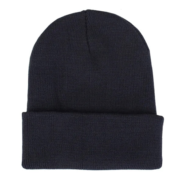 Knit Beanie with Woven Label