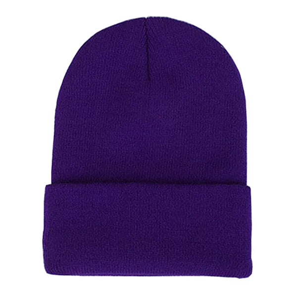 Knit Beanie with Woven Label
