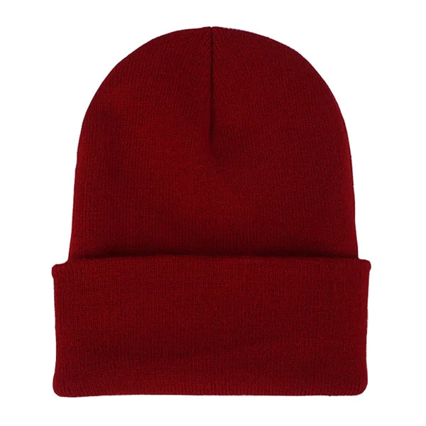 Knit Beanie with Woven Label