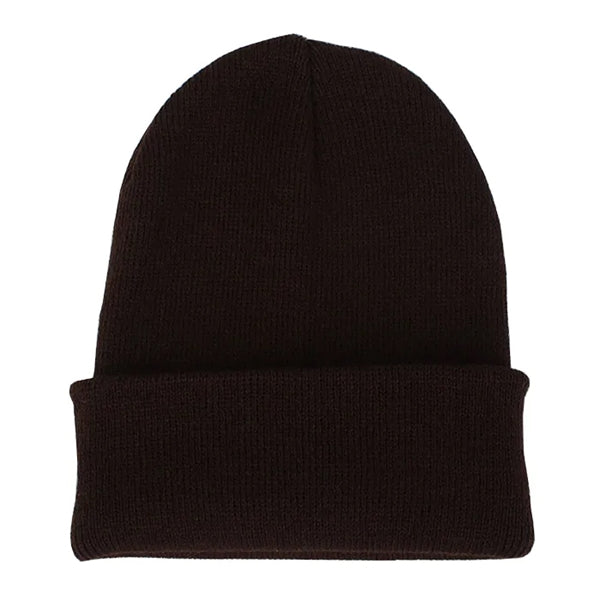 Knit Beanie with Woven Label