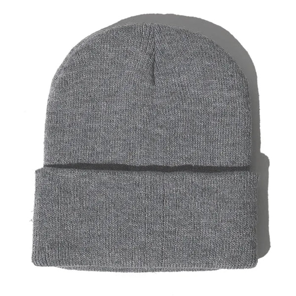 Knit Beanie with Woven Label