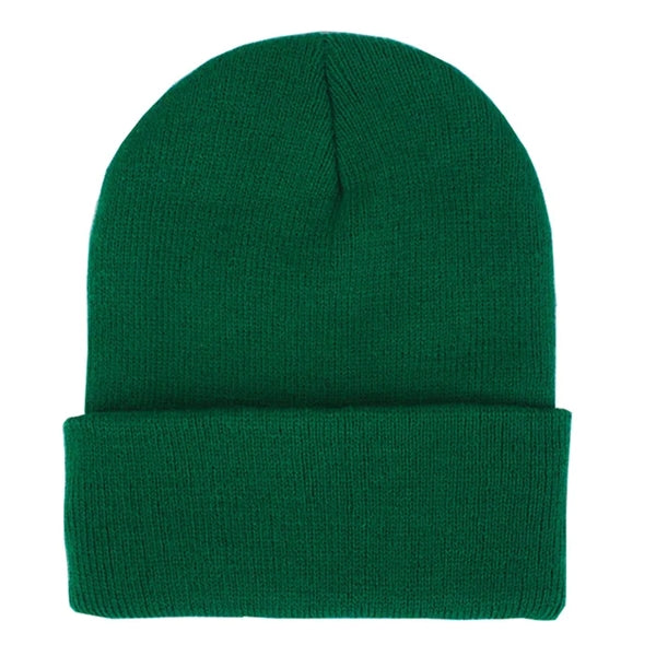 Knit Beanie with Woven Label