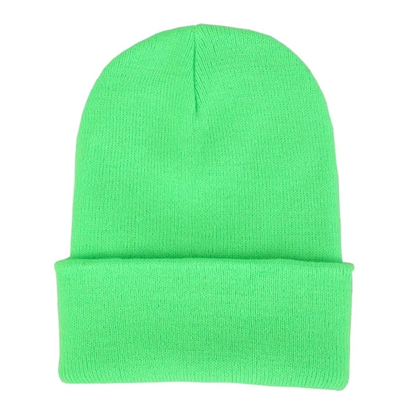 Knit Beanie with Woven Label