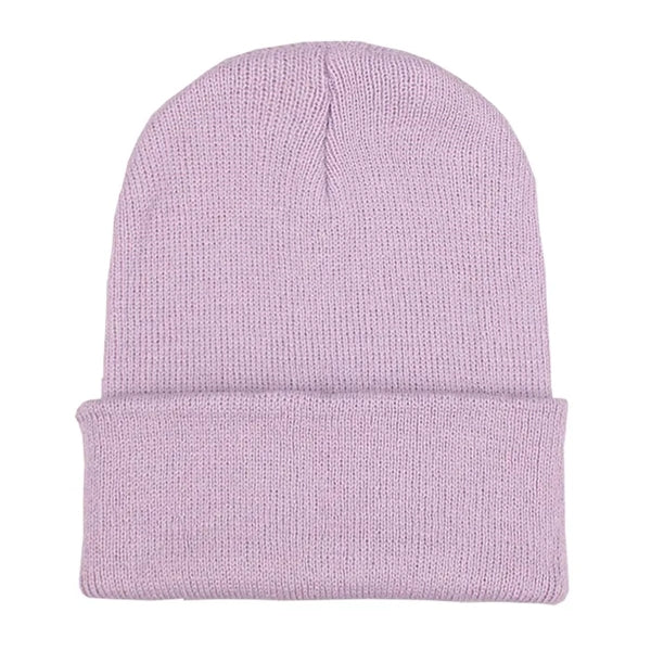 Knit Beanie with Woven Label