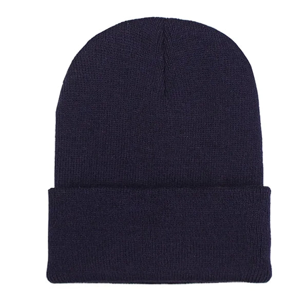 Knit Beanie with Woven Label