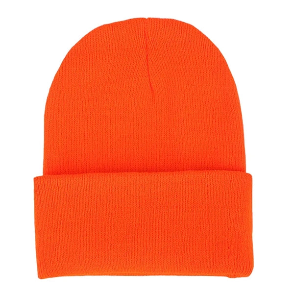 Knit Beanie with Woven Label