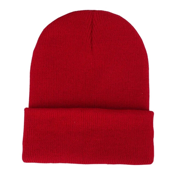 Knit Beanie with Woven Label