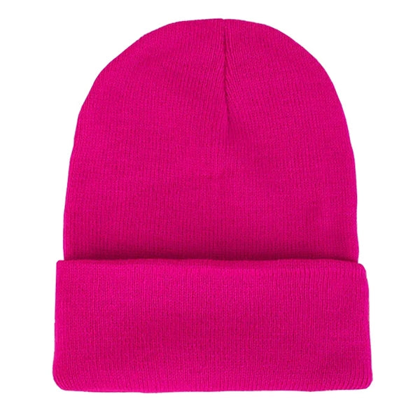 Knit Beanie with Woven Label