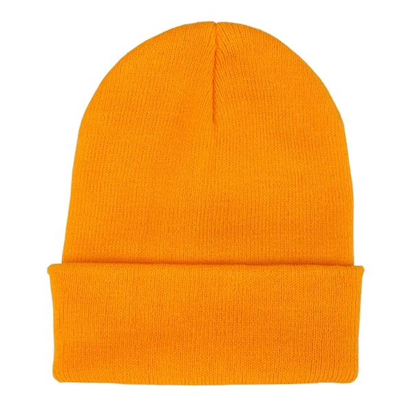 Knit Beanie with Woven Label