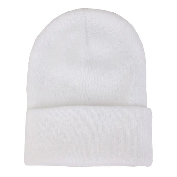 Knit Beanie with Woven Label