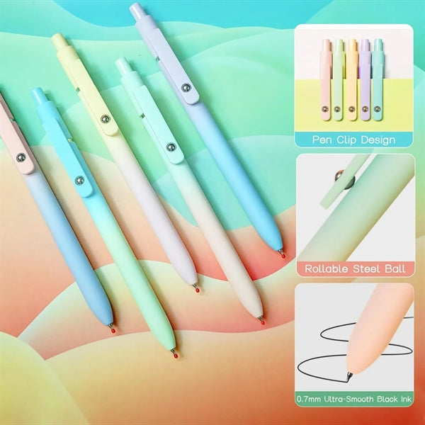 0.7mm Series Gradient Black Ink Pens