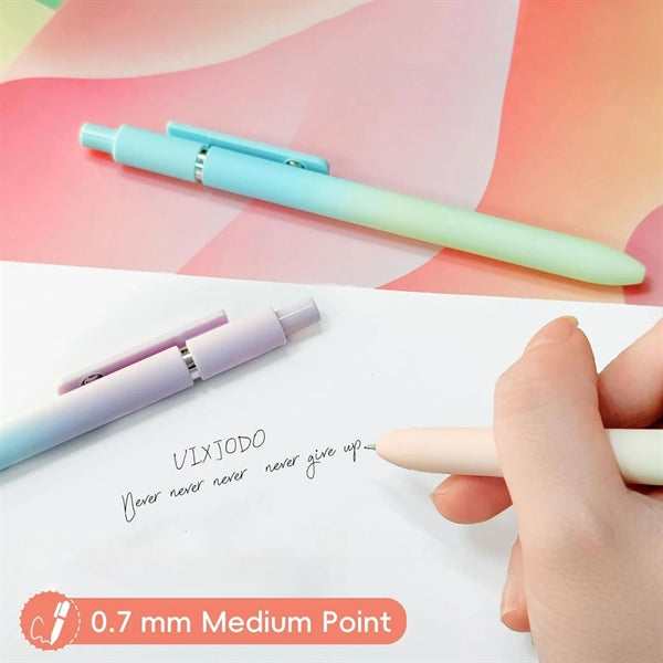 0.7mm Series Gradient Black Ink Pens