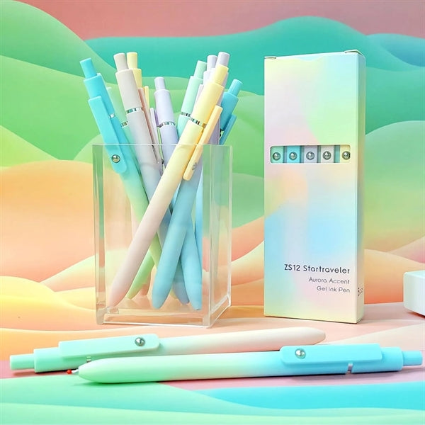 0.7mm Series Gradient Black Ink Pens