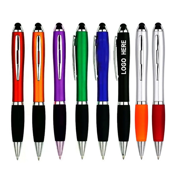 2 in 1 Touch Screen with Ballpoint Writing Pen