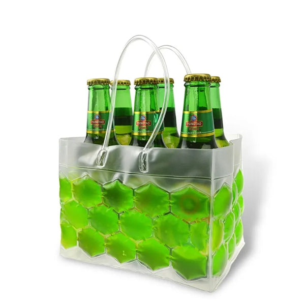 Beverages Cooler Honeycomb Ice Gel Bag