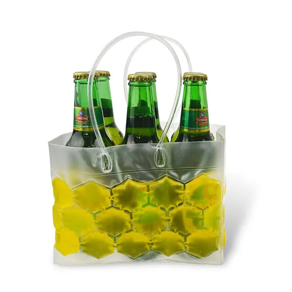 Beverages Cooler Honeycomb Ice Gel Bag
