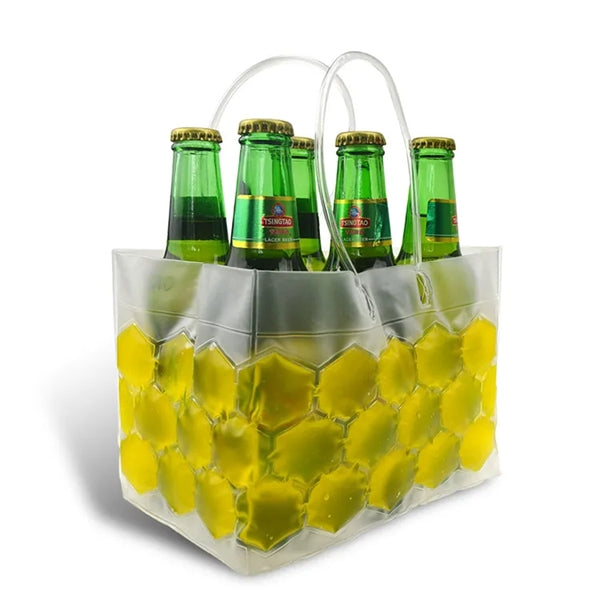 Beverages Cooler Honeycomb Ice Gel Bag