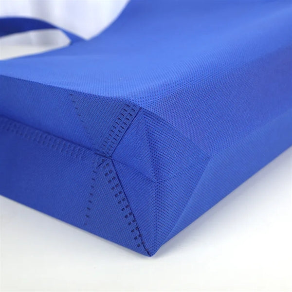 10"w x 14"h with a 4" Gusset Economy Non-Woven Value Tote