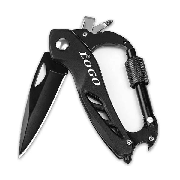 Multitool Folding Pocket Carabiner Knife