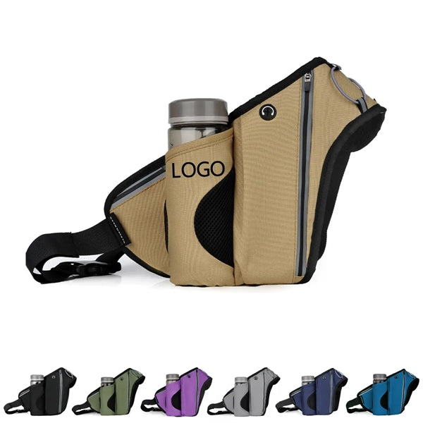 Sport Waist Pack With Water Bottle Holder