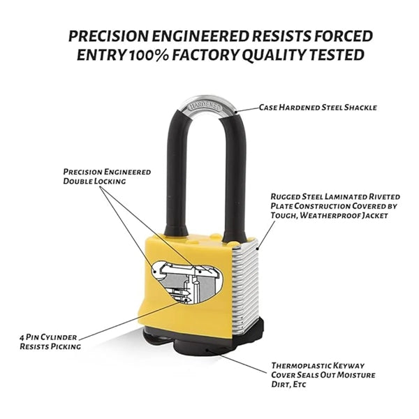 Heavy Duty Covered Laminated Steel Padlocks