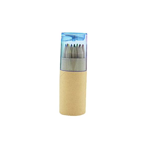 12-Piece Colored Pencil Set with Sharpener