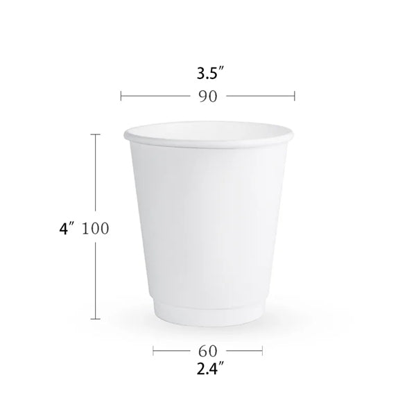 Double Layered 10oz Custom Logo Paper Cups
