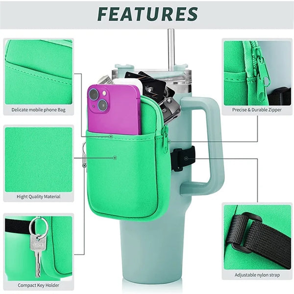 Water Bottle Pouch for 40oz Tumbler Accessories