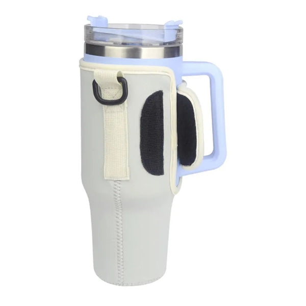 40OZ Bottle Pouch Holder with Adjustable Shoulder Strap