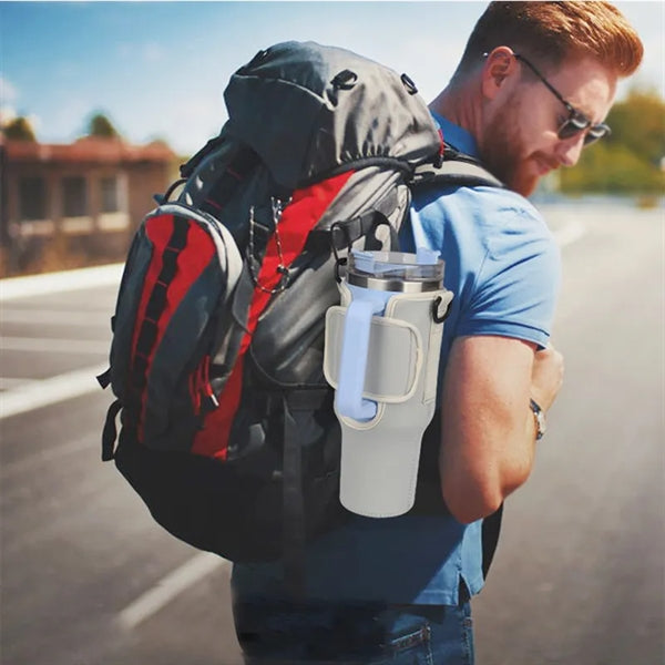 40OZ Bottle Pouch Holder with Adjustable Shoulder Strap