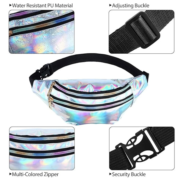 Fanny Pack Metallic Color Sport Waistbag