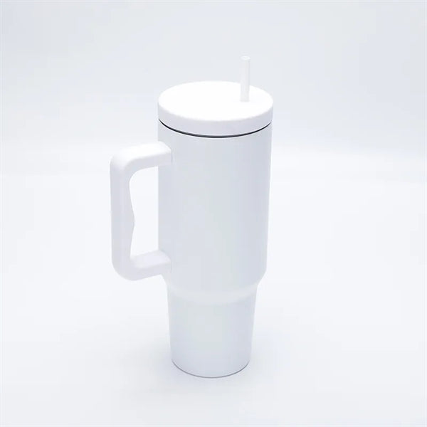 40 oz Tumbler with Handle and Straw Lid